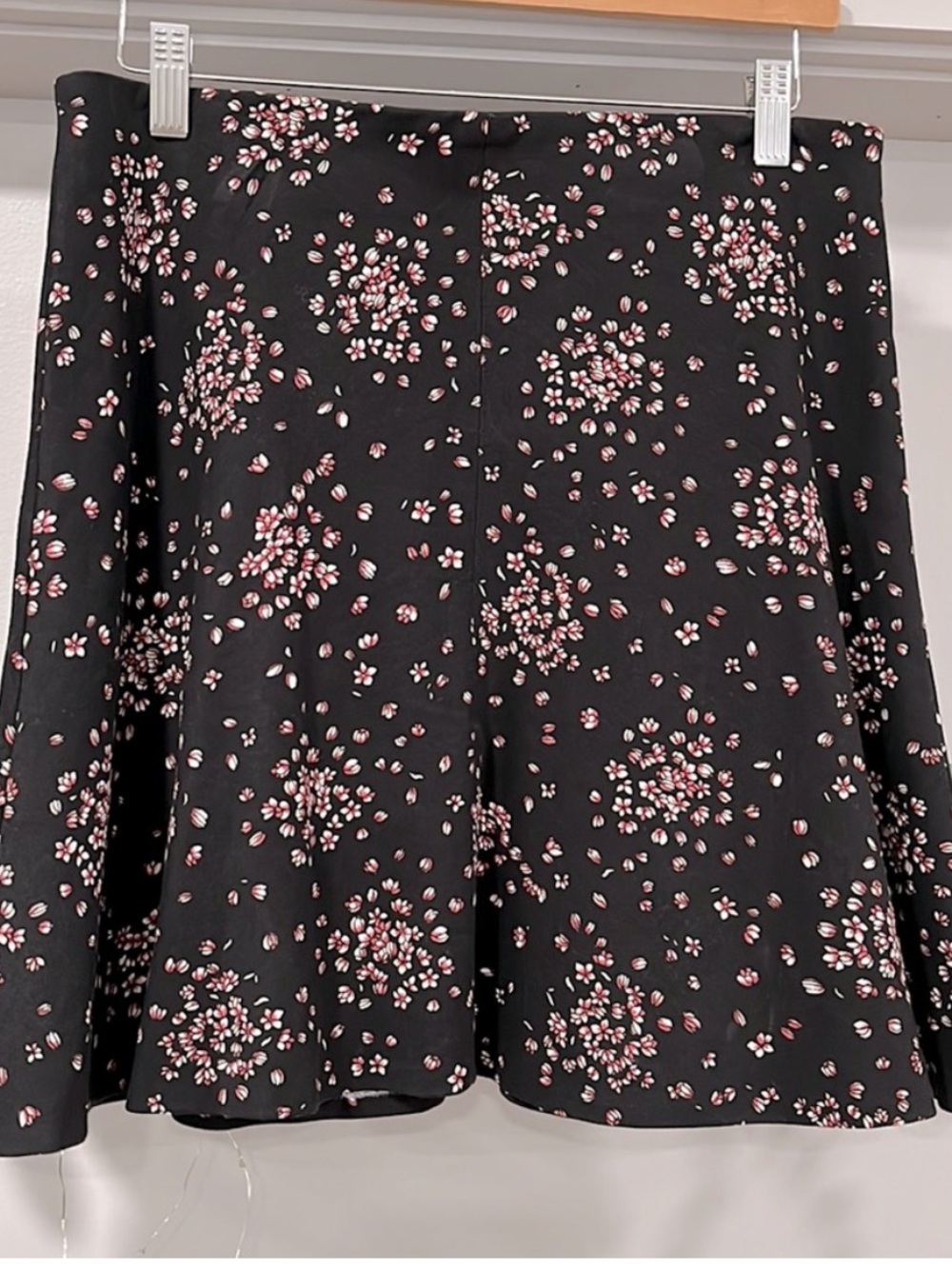 LOFT Floral A- Line Mini Skirt, Size M
